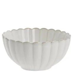 Camille skål 7,5x15 cm benvit