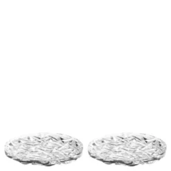 Carat Glasunderlägg 10,0 cm 2-pack Klar