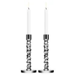 Carat ljusstake 24,2 cm 2-pack rostfri