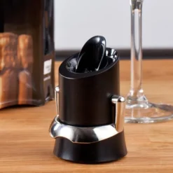 Champagneförslutare Svart