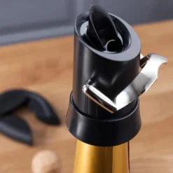 Champagneförslutare Svart