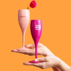 Cheers No.1 champagneglas 10 cl 4-pack flerfärgad