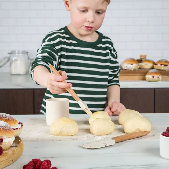 Chic Kids redskapset 3 delar creme/ljusbrun