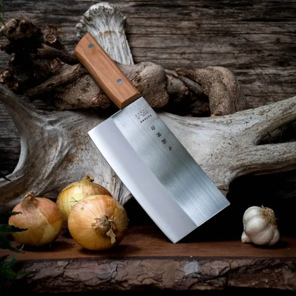 Chopper kniv trähandtag