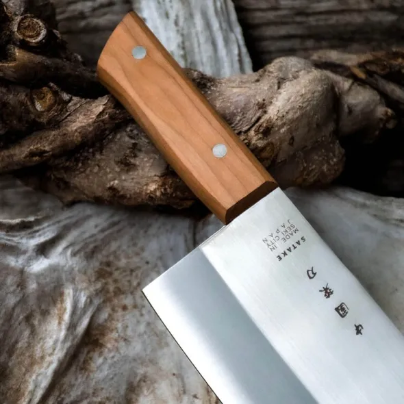 Chopper kniv trähandtag
