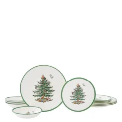Christmas Tree middagsservis 12 delar 4 personer