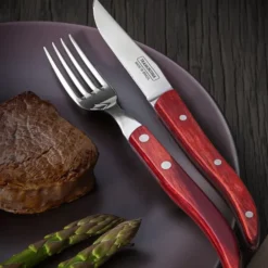 Churrasco bestickset 4 delar natur