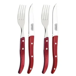 Churrasco bestickset 4 delar natur
