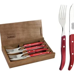 Churrasco bestickset 4 delar natur