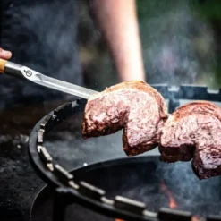 Churrasco grillspett V-form 70 cm stål/olivträ