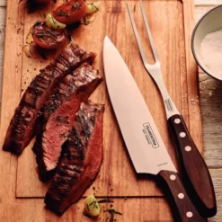 Churrasco Trancherset 2 delar Brun