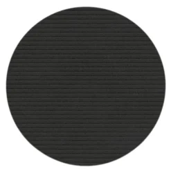 Circle Corduroy glasunderlägg 10 cm Black Ink
