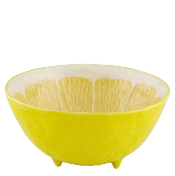 Citron serveringsskål 25 cm citrongul
