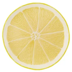 Citron tallrik 33 cm citrongul