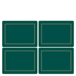 Classic Bordstablett 40x30 cm 4-pack emerald