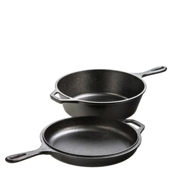 Classic Collection 2-i-1 gjutjärnsgryta / gjutjärnspanna 3 L / 26 cm