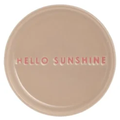 Classic Cups assiett 8,5 cm HELLO SUNSHINE cm beige