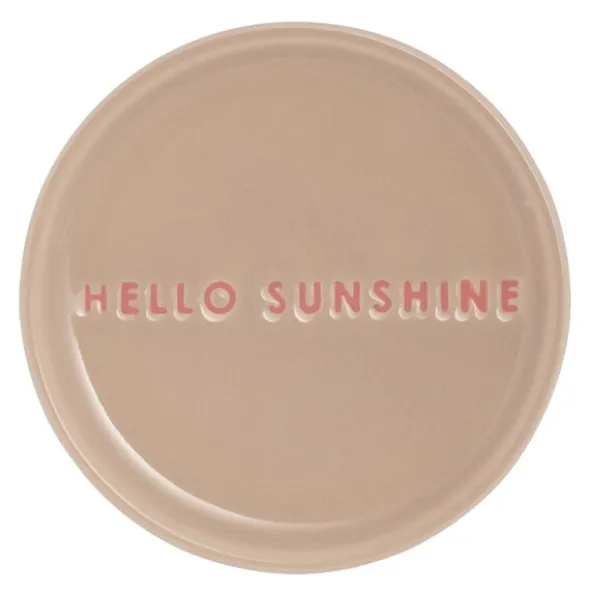 Classic Cups assiett 8,5 cm HELLO SUNSHINE cm beige