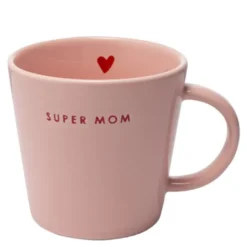 Classic Cups mugg 35 cl SUPER MOM rosa