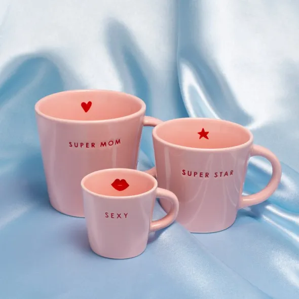 Classic Cups mugg 25 cl SUPER STAR rosa