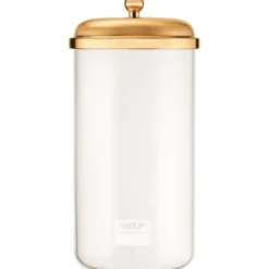 Classic förvaringsburk 2 L klar/guld