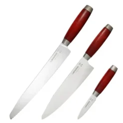 Classic 1891 knivset essential 3 delar röd björk