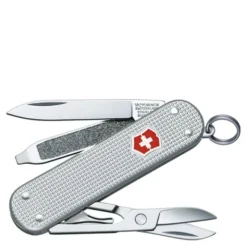 Classic SD fickkniv 5 funktioner silver barleycorn