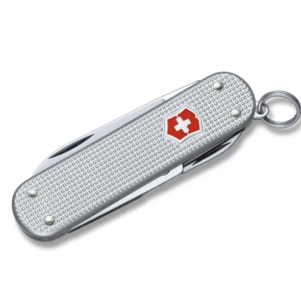 Classic SD fickkniv 5 funktioner silver barleycorn