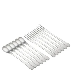 Classic tapasset 12 cm 12-pack stål