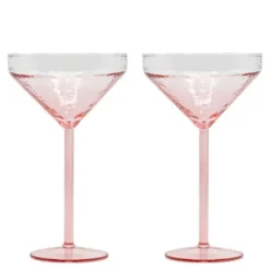 Claude cocktailglas 25 cl 2-pack rosa