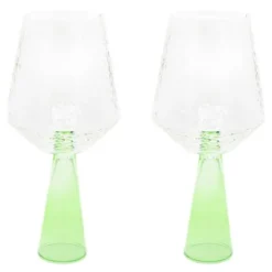 Claude vinglas 40 cl 2-pack grön/klar