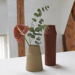 Clay Vas 18 cm Terracotta