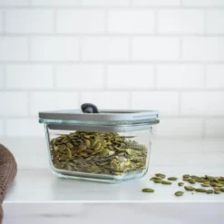 Clear Nest förvaringsburk 0,3 L klar/ljusgrå