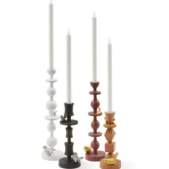 Climbing Pole ljusstake 42 cm vit