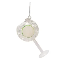 CocktailClub julhänge i glas 11 cm Gin tonic klar
