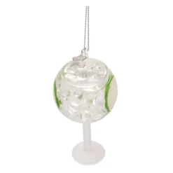 CocktailClub julhänge i glas 11 cm Gin tonic klar