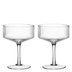 Cocktailglas 20 cl 2-pack räfflad