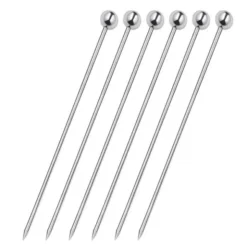 Cocktailpinnar 6-pack stål