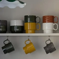 Coffe & More Kaffemugg 25 cl 2-pack mörkgrå