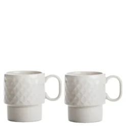 Coffe & More Kaffemugg 25 cl 2-pack Vit