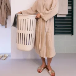 Collect-It tvättkorg 55 L soft beige