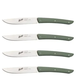 Color Olive Green grillkniv 11 cm 4-pack