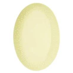 Confetti Uppläggningsfat ovalt 36x25,5 cm Citron