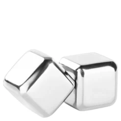 Cooling Cubes isbitar i stål stora 4,5x4,5 cm 2-pack
