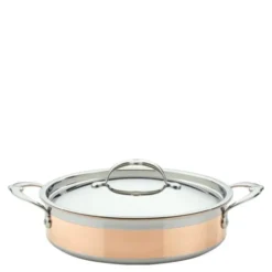 Copperbond Sautépanna med lock 3,3 L Koppar