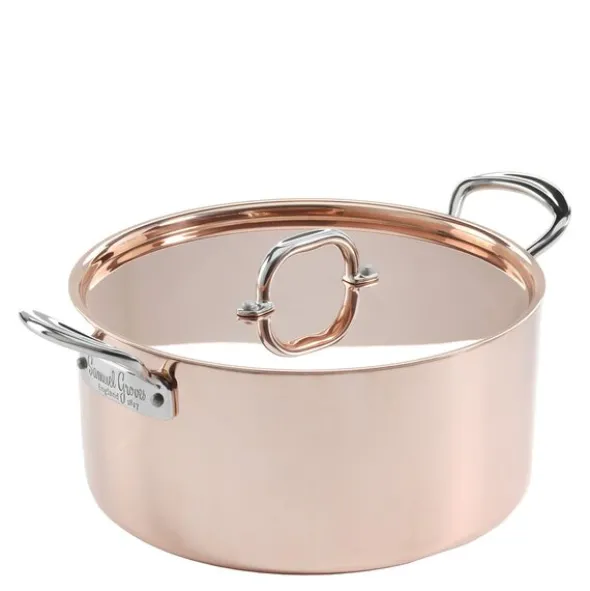 Copper Induction gryta med lock 3 L