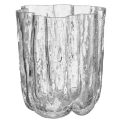 Crackle vas 12 cm klar