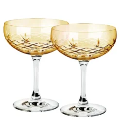 Crispy Gatsby Champagneskål 30 cl 2-pack Citrine