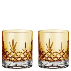 Crispy Lowball Glas 38 cl 2-pack Citrine