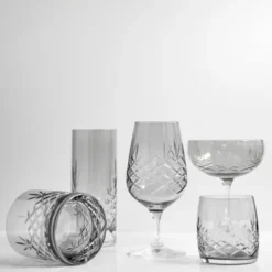 Crispy Lowball Glas 38 cl 2-pack Dark